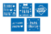 pochoirs fete des peres - Stencils: the ideal tool to get started with painting – 10doigts.fr