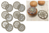 Mandalas Stencils - 12 Pieces - 1 - Stencils - 10doigts.com - Stencils: the ideal tool to get started with painting – 10doigts.fr