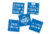 pochoirs papa - Stencils: the ideal tool to get started with painting – 10doigts.fr
