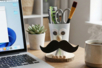 Mustache Pencil Holder - 2 - Father's Day Crafts - 10doigts.com - Father's Day Crafts – 10doigts.fr