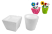 Styrofoam Flower Pots - 2 Pieces - 1 - Decorative Shapes - Styrofoam - 10doigts.com - Decorative Shapes - Styrofoam – 10doigts.fr