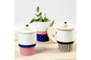 maceta de porcelana blanca - Soportes de cerámica para decorar – 10doigts.fr