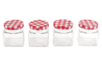 Glass Jam Jars - 4 Pieces - 2 - Glass Supports - 10doigts.com - Glass Supports – 10doigts.fr