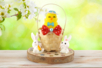 pollito pompon pascua - Accesorios decorativos de Pascua – 10doigts.fr