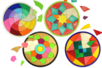 puzzle à peindre mandala - Puzzles – 10doigts.fr