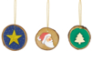 rodajas de madera de navidad - Decoraciones de Navidad de madera – 10doigts.fr