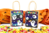 Bolsa de caramelos fantasmas - Papel kraft y corcho – 10doigts.fr