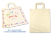 Bolsa de compras de algodón blanca - Manualidades día de la madre – 10doigts.fr