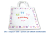Bolsa de compras de algodón blanco - Manualidades día de la madre – 10doigts.fr