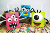 Sobres monstruos de papel kraft - Limpiapipas – 10doigts.fr