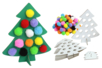 Pompom Trees - 6 Pieces - 1 - Christmas Creative Kits for Children - 10doigts.com - Christmas Creative Kits for Children – 10doigts.fr