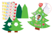 Christmas Tree Photo Frame Kit + Stickers - 12 Pieces - 2 - Christmas Creative Kits for Children - 10doigts.com - Christmas Creative Kits for Children – 10doigts.fr