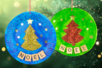 Glitter Christmas Tree on a Paper Plate - 1 - Christmas Craft Activities - 10doigts.com - Christmas Craft Activities – 10doigts.fr