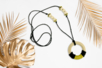 Collar de anillos natural - Abalorios Madera – 10doigts.fr