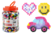 XXL Ironing Beads in Bright Colors - 2000 Beads - 1 - 1 cm Fuse Beads - 10doigts.com - 1 cm Fuse Beads – 10doigts.fr