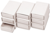 Set de 10 cajas de cerillas de cartón blanco - Actividades manuales Halloween – 10doigts.fr