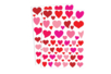 Mega Heart Sticker Set - 6 - Heart Stickers - 10doigts.com - Heart Stickers – 10doigts.fr