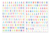 Watercolor Letter Stickers (2 Sheets) - 4 - Alphabet Stickers, Messages - 10doigts.com - Alphabet Stickers, Messages – 10doigts.fr