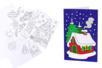 Set de 4 postales de Navidad para colorear + sobres - Cartas de felicitación – 10doigts.fr