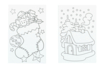 Set de 4 tarjetas postales de Navidad + sobres - Cartas de felicitación – 10doigts.fr