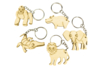 Wooden Keychains "Savannah Animals" - 5 Pieces - 2 - Keychains - 10doigts.com - Keychains – 10doigts.fr