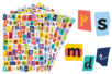 Alphabet Stickers Magazine Lowercase - 6 Sheets - 1 - Alphabet Stickers, Messages - 10doigts.com - Alphabet Stickers, Messages – 10doigts.fr