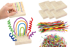 Set de 6 soportes de madera con agujeros + 400 limpiapipas + 2000 alfileres de plástico - Kits educativos: el placer de aprender a través de la manipulación. – 10doigts.fr