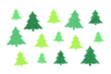 Set de 60 gomets de árbol de navidad en espuma con purpurina - Gomets de espuma – 10doigts.fr