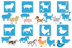 Stencils + Animal Silhouettes - 8 Stencils - 0 - Animal Stencils - 10doigts.com - Animal Stencils – 10doigts.fr