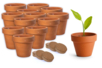 Set "Horticulteur" - 6 pots + terreau - Jardinería niños - 10doigts.fr