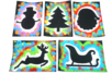 Silhouettes de Navidad con pintura - Tampones de espuma, esponjas – 10doigts.fr