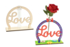 DIY Wooden LOVE Bud Vase - 1 - Office Supplies - 10doigts.com - Office Supplies – 10doigts.fr