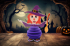 Brujas divertidas de fieltro - 6 brujas - Kits creativos de Halloween – 10doigts.fr