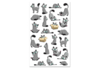 Stickers 3D epoxi - Gatos - Gomets animales – 10doigts.fr
