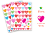 gomets corazones patrones - Pegatinas Corazones – 10doigts.fr