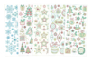 Shiny Crystal Stickers, Christmas Theme - 160 pcs - 1 - Christmas Stickers and Labels - 10doigts.com - Christmas Stickers and Labels – 10doigts.fr