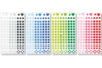 Gomets de mosaicos de plástico autoadhesivos - Actividades manuales Deco casa DIY – 10doigts.fr