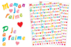 Letters Stickers "Mom, Dad" - 518 pcs - 1 - Stickers Father's Day - 10doigts.com - Stickers Father's Day – 10doigts.fr
