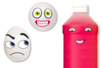 pegatinas sobre poliestireno - Gomets ojos y caras – 10doigts.fr