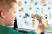pegatinas ventanas para niños - Gomets animales – 10doigts.fr