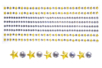 strass adhesivos estrellas navidad oro plata - Strass adhesivos – 10doigts.fr
