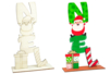 soporte palabra navidad en madera - Decoraciones de Navidad de madera – 10doigts.fr