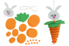 Suspensión zanahoria - Kits creativos de Pascua – 10doigts.fr