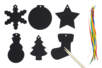 Scratch Card Christmas Ornaments - 60 Pieces - 1 - Scratch and Punch Cards - 10doigts.com - Scratch and Punch Cards – 10doigts.fr