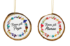 suspensión de rodajas de madera mamá - Decoraciones de Navidad de madera – 10doigts.fr