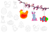 Easter Decorations to Color - 52 Pieces - 2 - Easter Craft Kits - 10doigts.com - Easter Craft Kits – 10doigts.fr