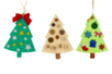 Wooden Tree Ornaments - 6 Pieces - 2 - Wooden Decorative Suspensions - 10doigts.com - Wooden Decorative Suspensions – 10doigts.fr