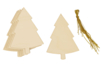 Wooden Tree Ornaments - 6 Pieces - 1 - Wooden Decorative Suspensions - 10doigts.com - Wooden Decorative Suspensions – 10doigts.fr