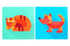Sticker Boards "Geometric Animals" - 8 Boards - 4 - Creative Sticker Kits - 10doigts.com - Creative Sticker Kits – 10doigts.fr