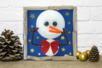 Cuadro bonhomme de nieve - Bolas de poliestireno – 10doigts.fr
